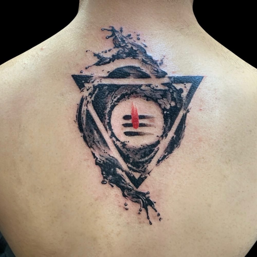 Black and grey tattoo artwork by Wangchen Tattoo