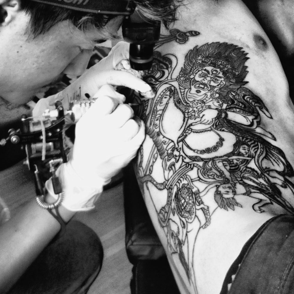 Custom tattoo artwork by Wangchen Tattoo